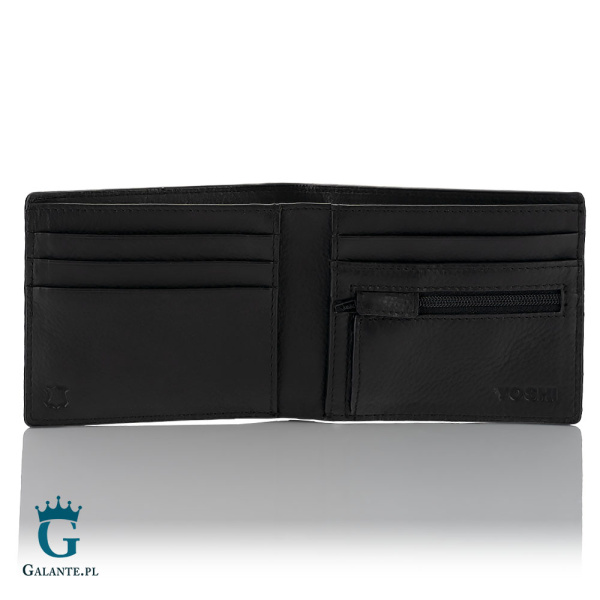 Skórzany portfel męski Lata 80te Yoshi Y2378 RFID