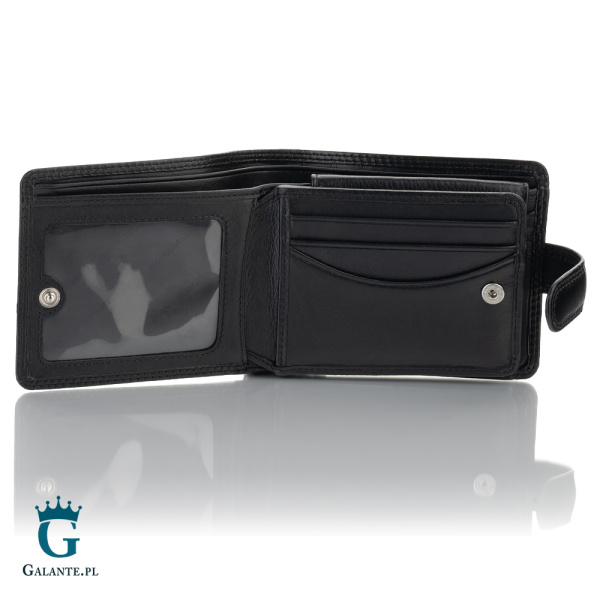 Klasyczny pojemny portfel męski Visconti Heritage HT-10 -czarny