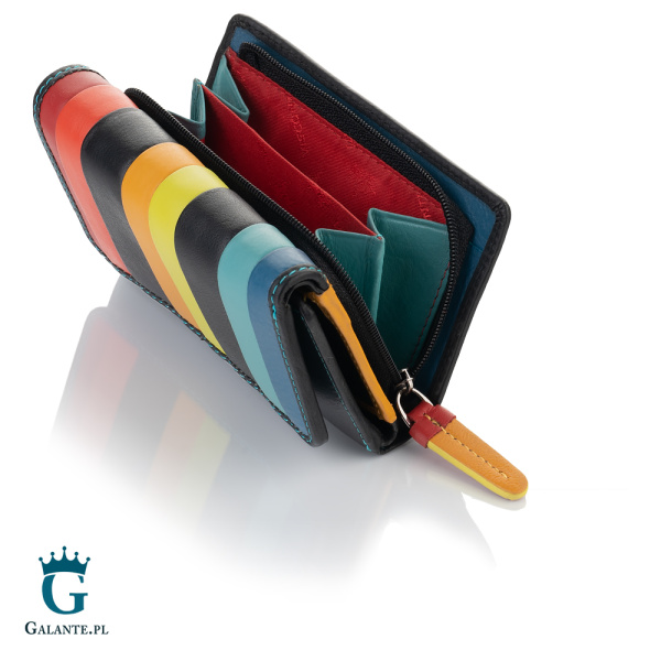 Mały kolorowy portfel damski Visconti STR-3 z RFID