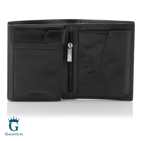 Duży portfel męski Pierre Cardin z metalowym logo YS507.7 326