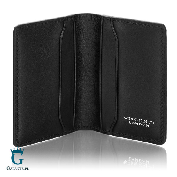 Skórzane etui na karty Visconti ENZ-75 z RFID