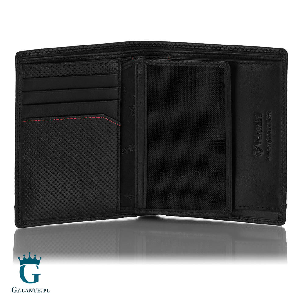 3_39 Portfel męski skórzany Valentini Perforated 13V-265