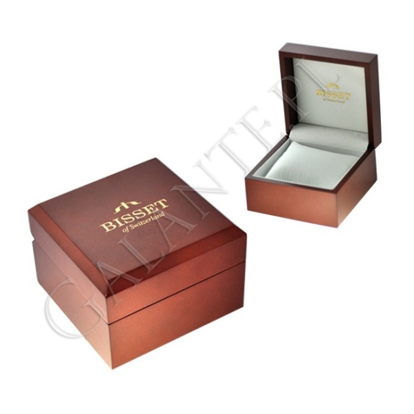 Zegarek Bisset z białą tarczą BSCD25BS