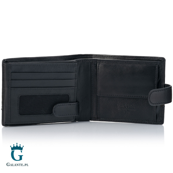 Elegancki portfel męski Pierre Cardin YS605 324A RFID – czarny
