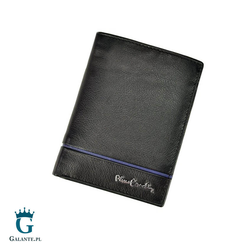 Mały skórzany portfel Męski Pierre Cardin TILAK15 325 – niebieski