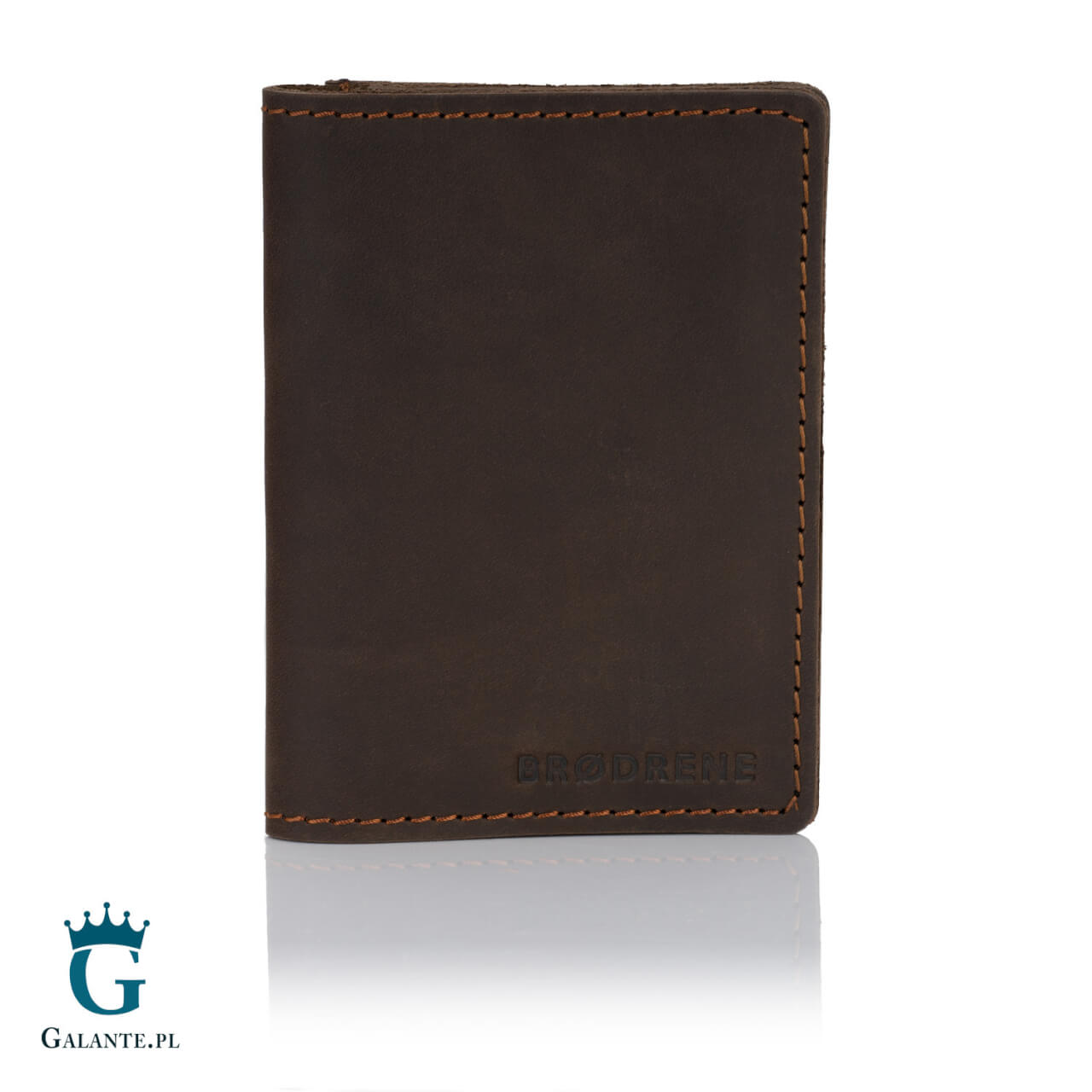 Skorzany-Cienki-Portfel-Slim-Wallet-Brodrene-SW-04-25030 Skórzany Cienki Portfel Skórzany Brodrene SW-04 – ciemny brąz