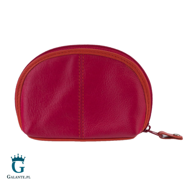 Portfel damski na bilon i klucze Visconti śliwkowy