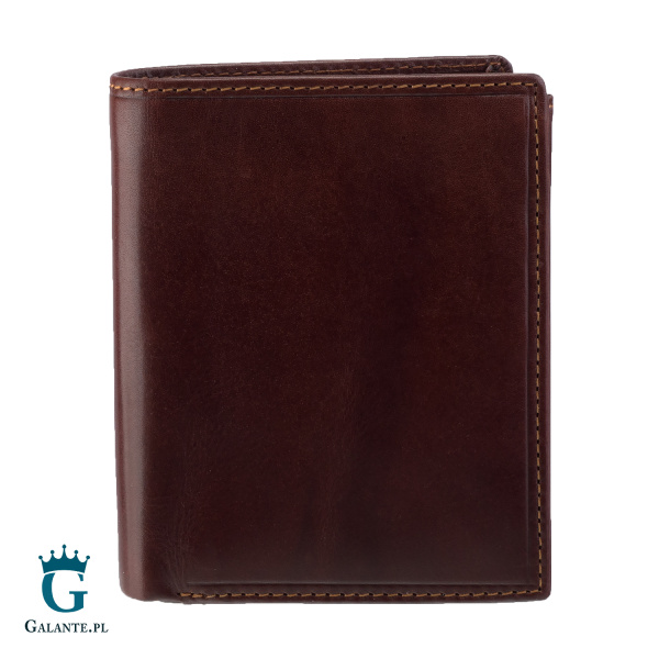 Klasyczny portfel męski Visconti czarny lub brąz MZ-3 RFID – brązowy