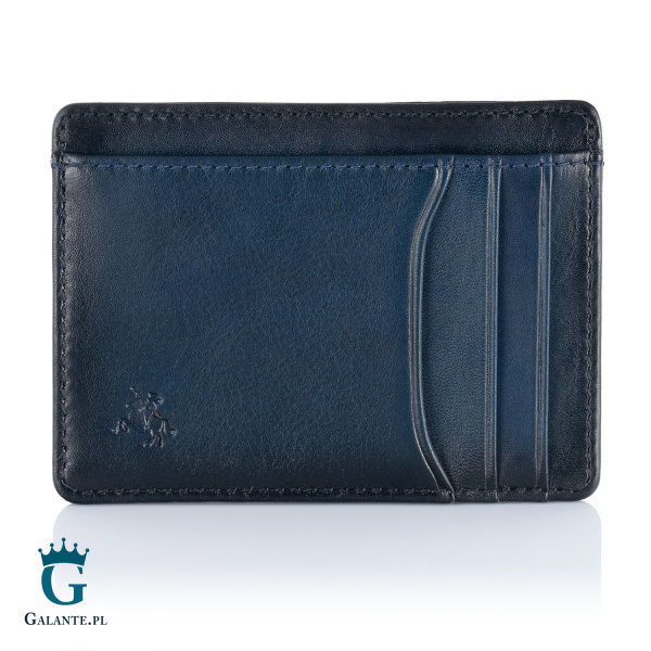 Etui na Karty Visconti Atelier AT-67 RFID – granatowy