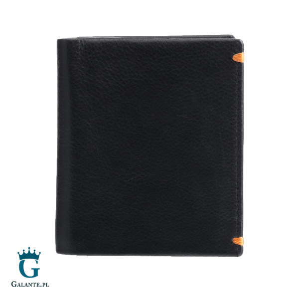 Portfelik męski skórzany Visconti AP-61 – pomarańczowy