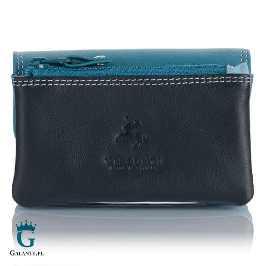 2(17)-540×540 Kolorowy portfel damski na bilon i klucze Visconti niebieski