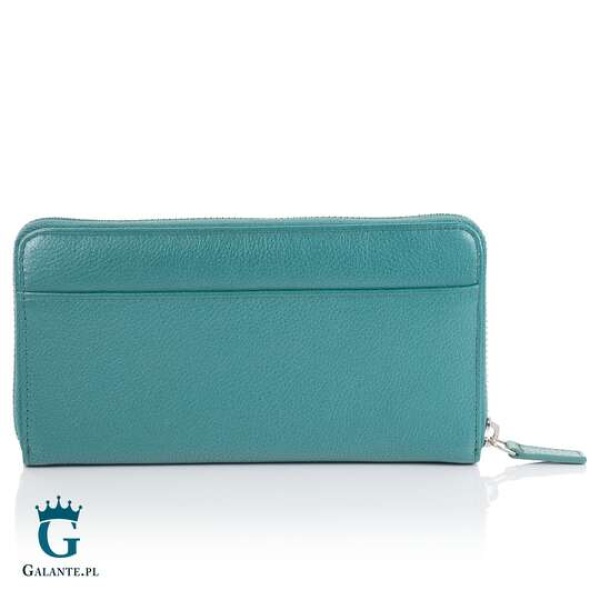 Portfel damski skórzany Valentini Metallic zielony