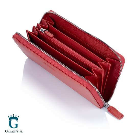 Portfel-damski-Valentini-Metallic-na-zamek-123M-820-29195-540×540 Portfel damski skórzany Valentini Metallic czerwony