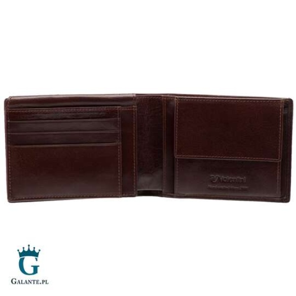 Portfel męski Valentini 152-290 RFID – brąz
