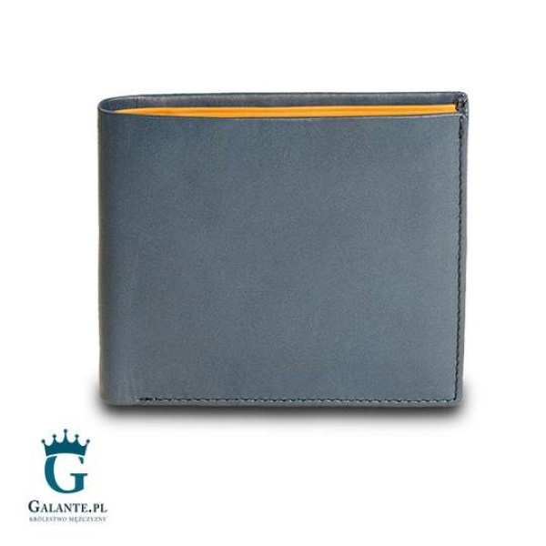 Cienki portfel męski Visconti PM-101 RFID – niebieski