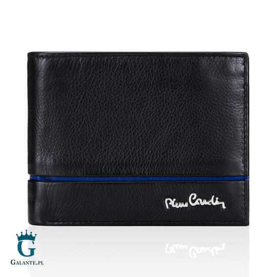 Elegancki skórzany portfel męski Pierre Cardin YS605 324A czarny