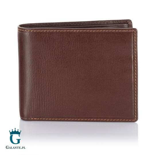 Klasyczny portfel męski Visconti czarny lub brąz MZ-3 RFID – brązowy