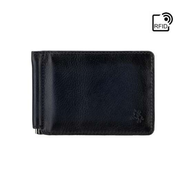 Mała Banknotówka Męska Visconti Atelier AT-70 RFID – granatowy