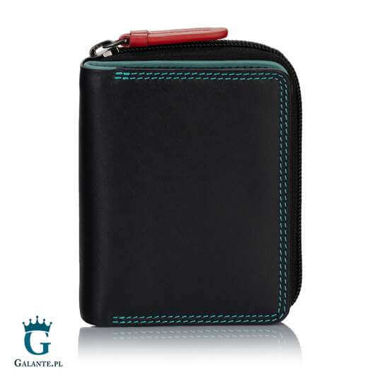 Zgrabny kolorowy portfel damski Visconti czerwony