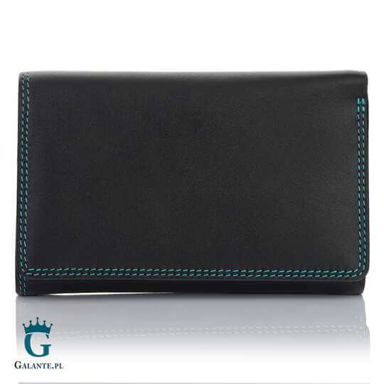 Kolorowy portfelik damski Visconti RB-40 RFID – czarny