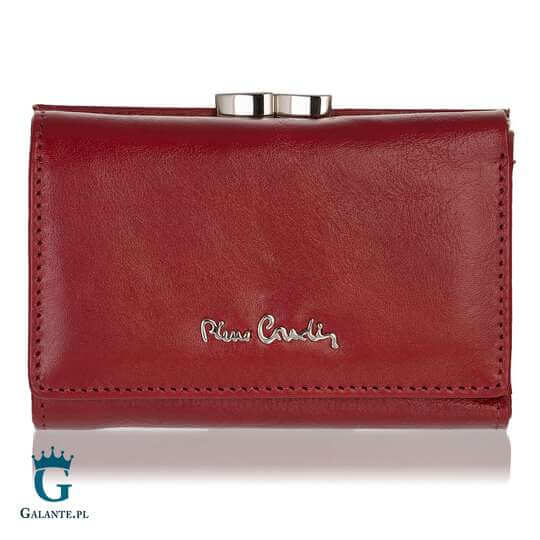 Portfel damski Pierre Cardin ze skóry włoskiej 06 ITALY 106 – czarny