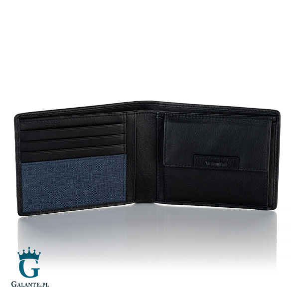 Portfel męski skórzany Valentini Fusion 105-274 – Navy