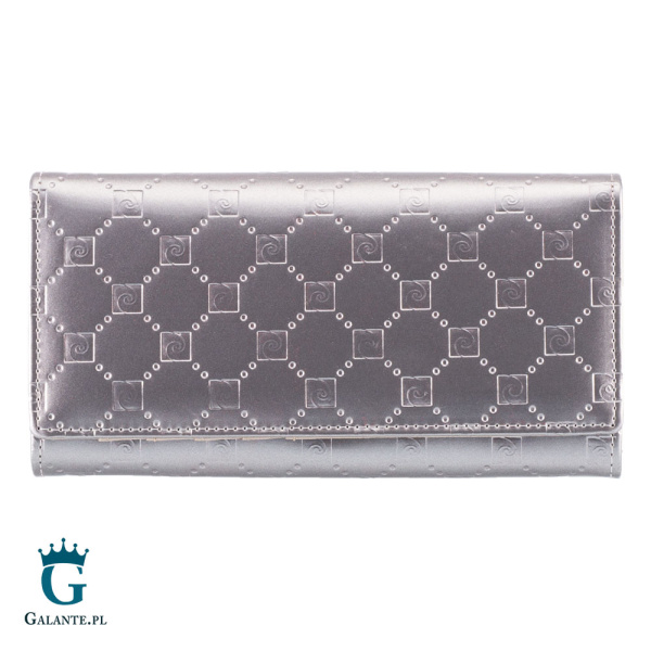 Portfel damski Pierre Cardin ze skóry ekologicznej 04 LADY 867 – Srebrny