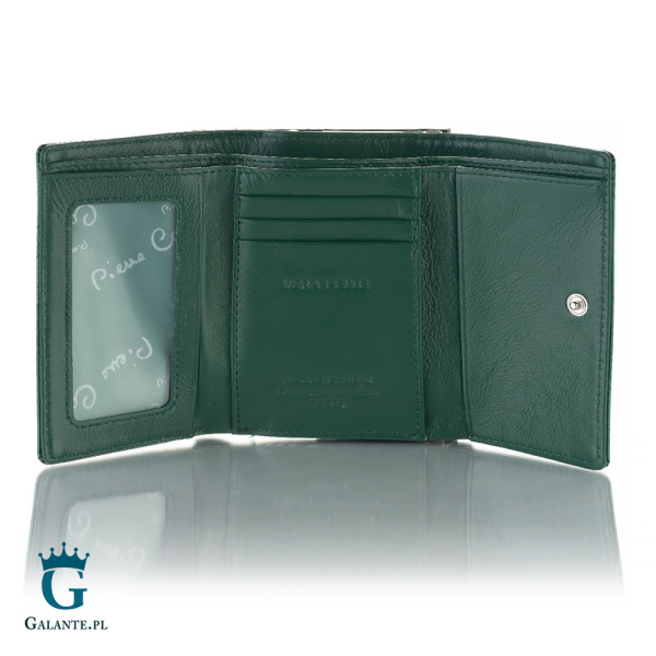 Portfel Damski Pierre Cardin zapinany na bigiel 02 LEAF 117 – Zielony