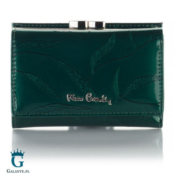 Portfel Damski Pierre Cardin zapinany na bigiel 02 LEAF 117 – Zielony