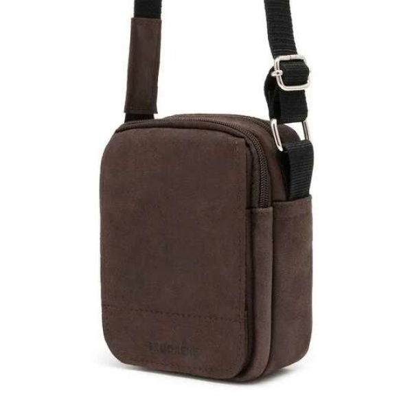 Mała listonoszka saszetka męska Brodrene Brązowa