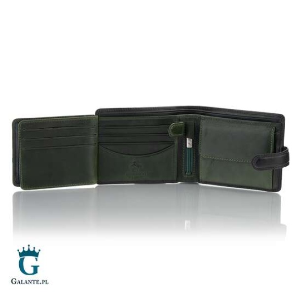 Portfel męski Visconti TR-35 RFID – zielony