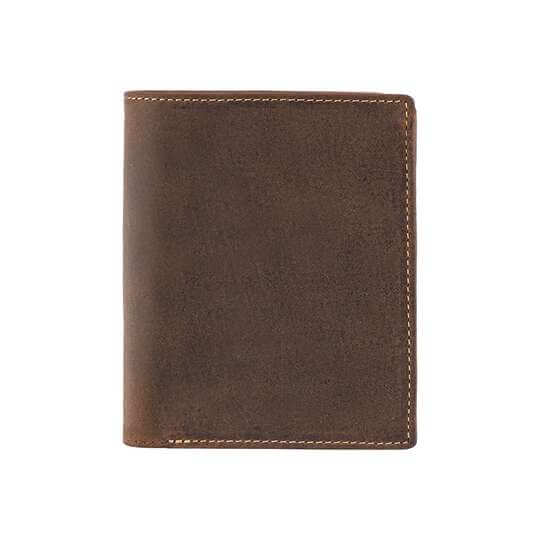 Portfel męski Visconti Nubuk V-709 Hunter RFID – brązowy ciemny