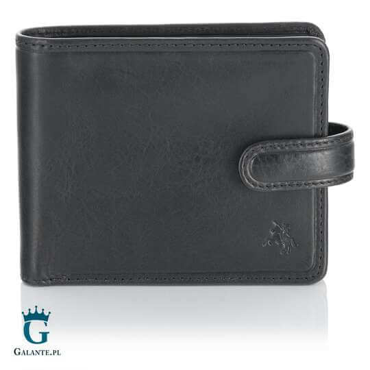 Mały portfel skórzany Visconti TSC-46 RFID – brązowy jasny