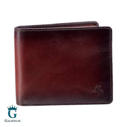 Cienki Portfel Męski Visconti Slim VSL-20 RFID – brązowy ciemny