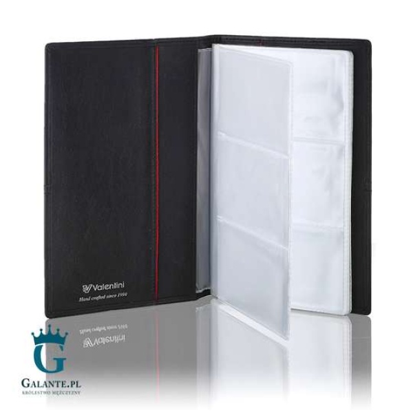 Etui na wizytówki Valentini 154-677 Ferrari Red & Black