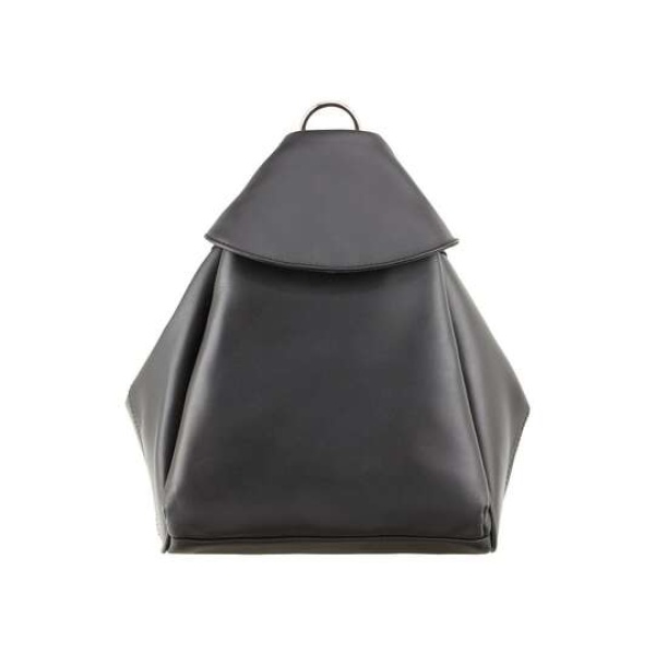 Mały skórzany plecak damski Visconti V-01721 czarny