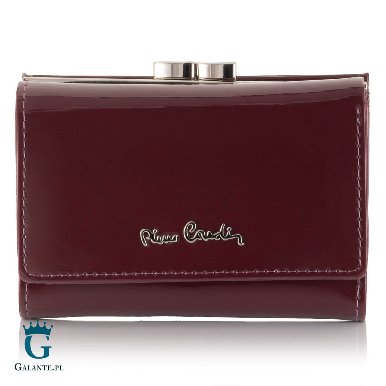 Portfel damski Pierre Cardin ze skóry włoskiej 06 ITALY 100 – granatowy