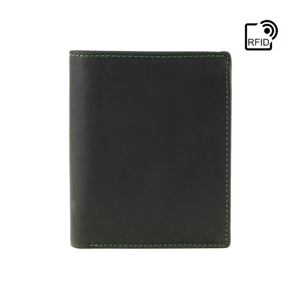 Portfel męski Visconti Nubuk V-709 Hunter RFID – zielony