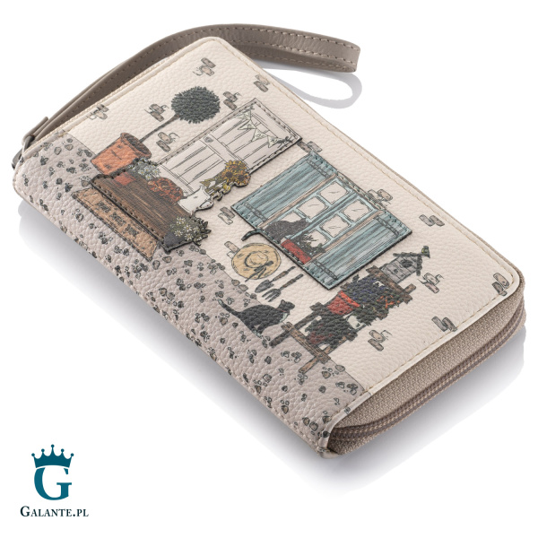 Skórzany portfel damski Wiejski Domek Yoshi Y1258