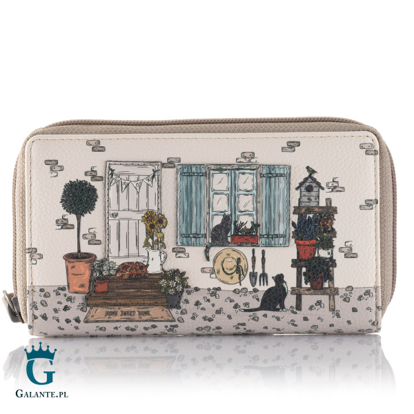Skórzany portfel damski Wiejski Domek Yoshi Y1258