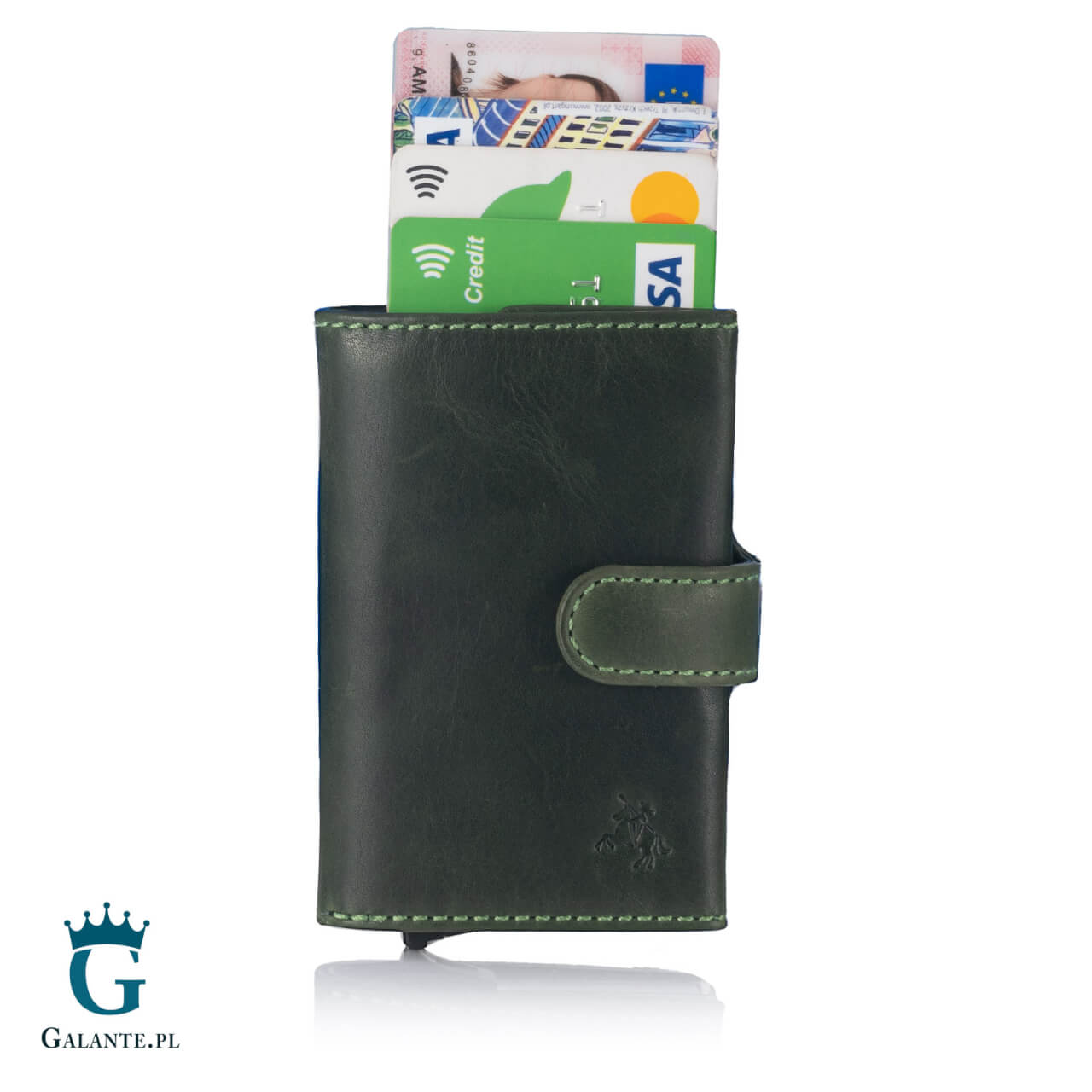 Pojemny portfel męski Visconti Heritage HT-13 – czarny