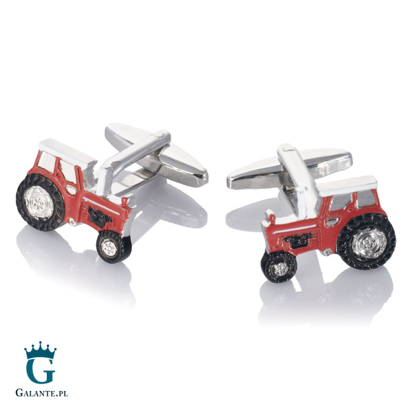 Zestaw prezentowy Spinki i Chusteczka Traktor HS-03