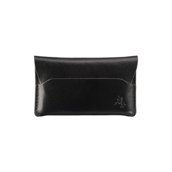 Skórzany Mikro Portfel na Karty i Banknoty Visconti RW-52 – czarny