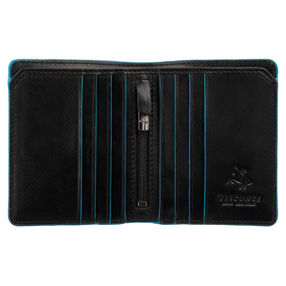 Eleganckie etui na karty i dokumenty Visconti ALP-91 z RFID – czarny