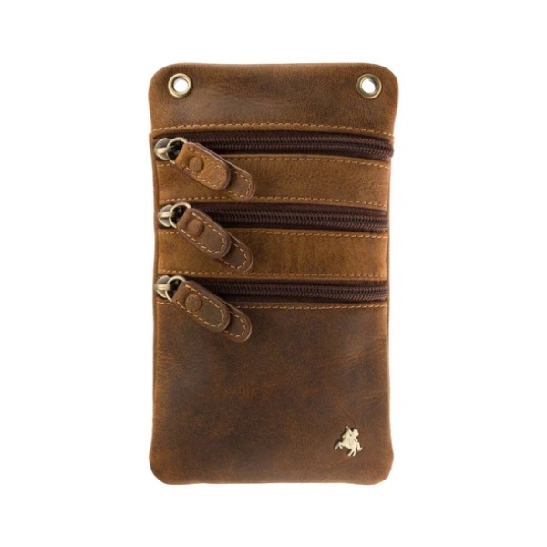 Mała saszetka podróżna Visconti S-4 – brązowa