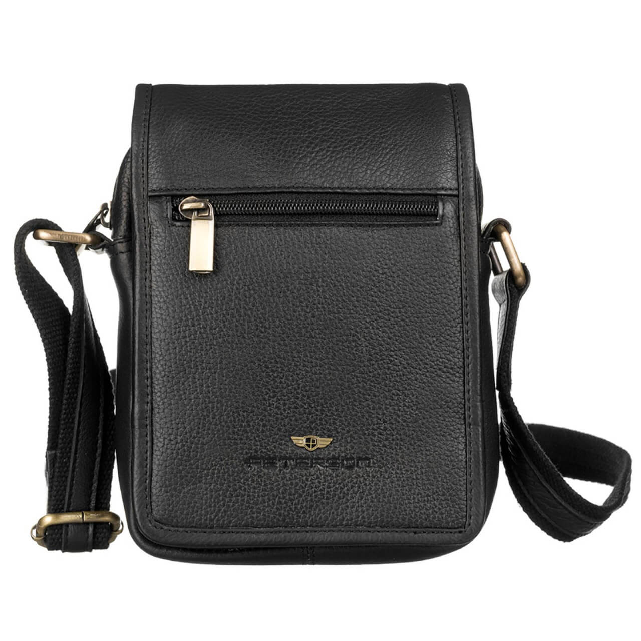 _ptn_504_ndm_black_2 Czarna skórzana saszetka męska PETERSON 504-NDM