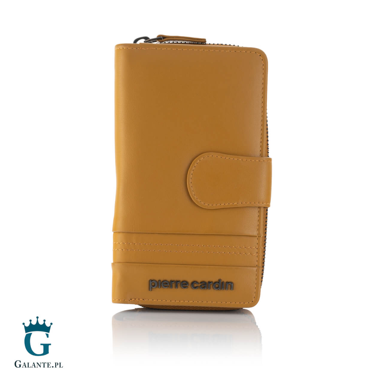 Portfel damski Pierre Cardin ze skóry naturalnej TILAK130 2202 – niebieski