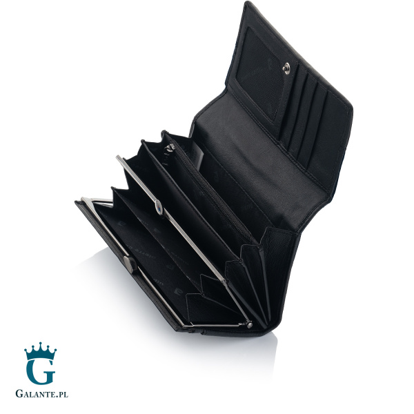 Portfel damski Pierre Cardin ze skóry naturalnej TILAK130 455 – czarny