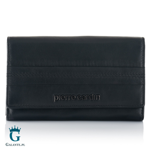Portfel damski Pierre Cardin ze skóry naturalnej TILAK130 455 – czarny