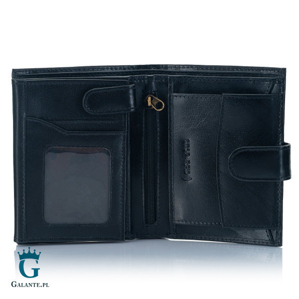 Duży Portfel Męski na Zatrzask PETERSON 317Z-P z RFID